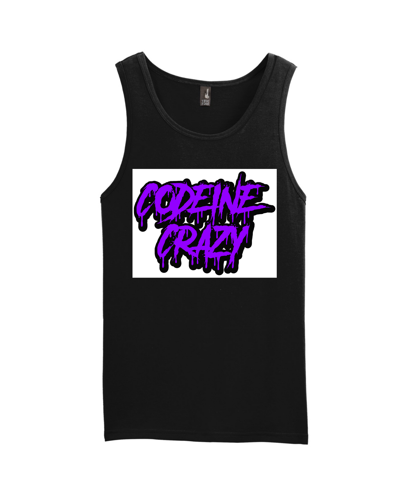 CrazyTrainApparel - CODEINE CRAZY - Black Tank Top