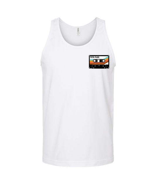 Pistol Black - Another Spin - White Tank Top