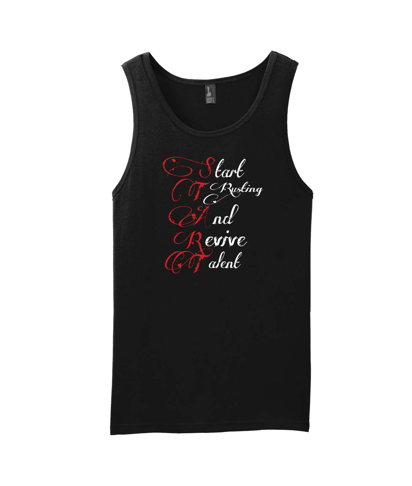 V-D2XTOP - S.T.A.R.T - Black Tank Top