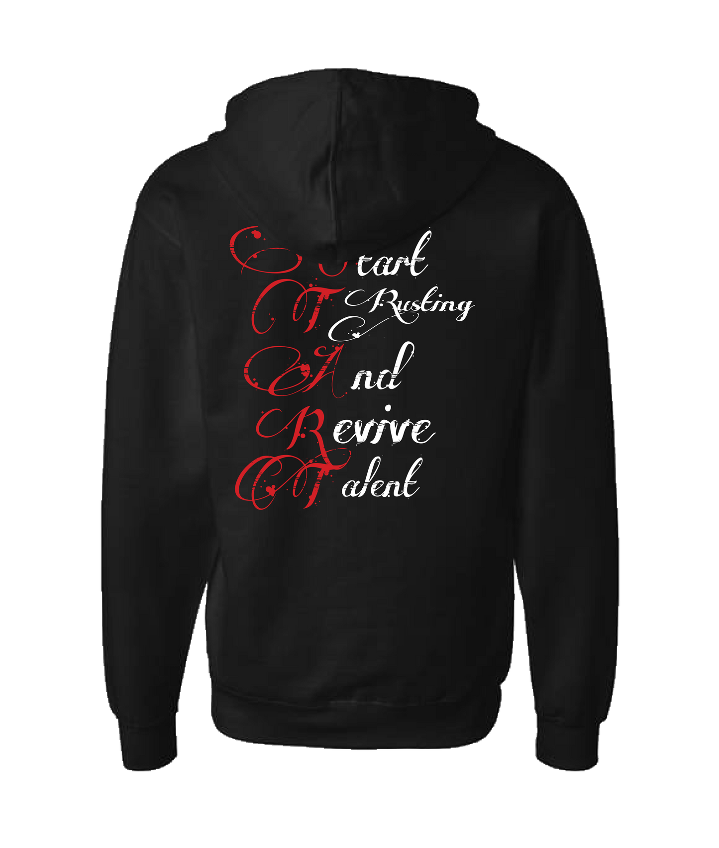V-D2XTOP - S.T.A.R.T - Black Zip Up Hoodie