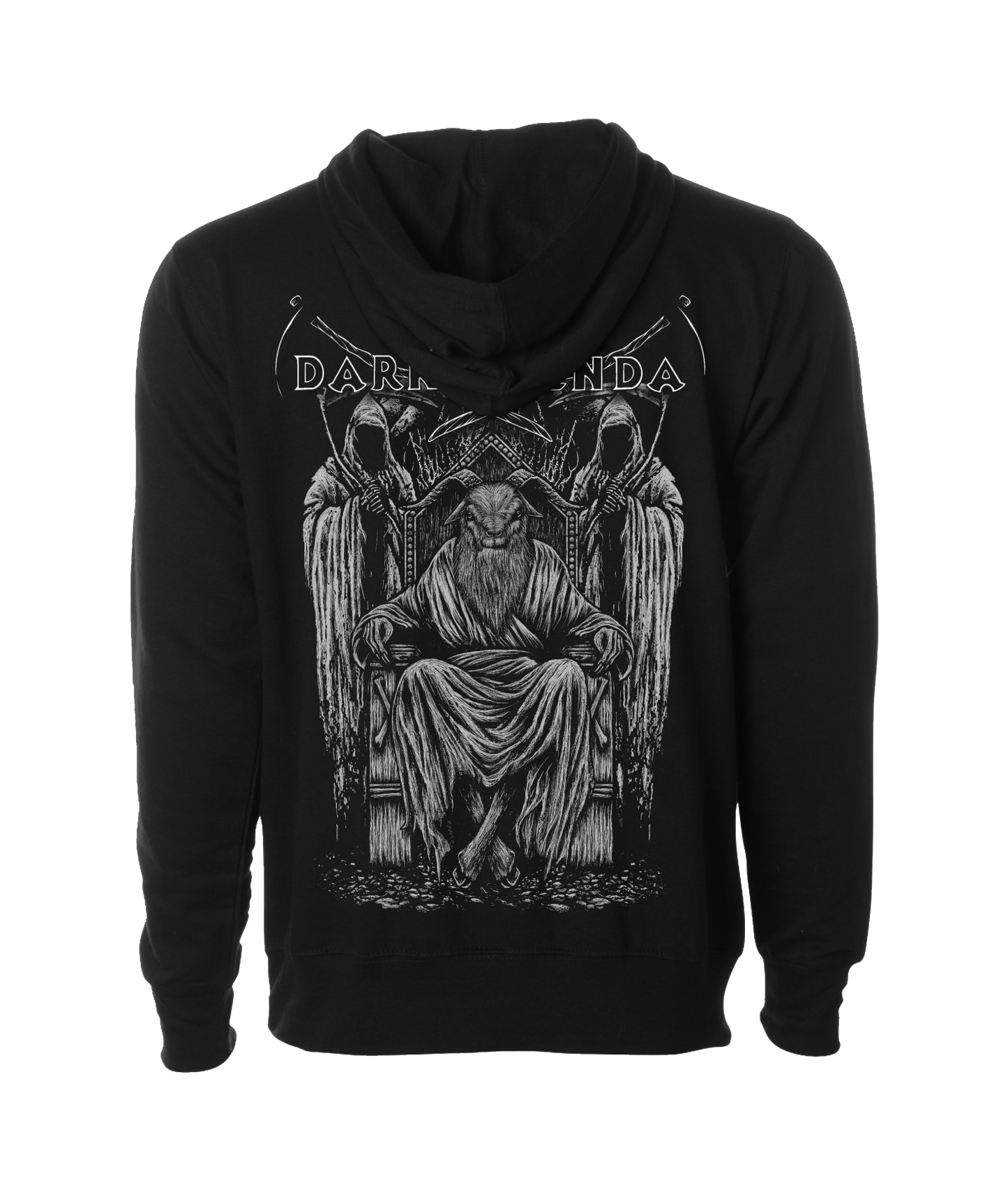 Dark Agenda - Goat Throne - Black Hoodie