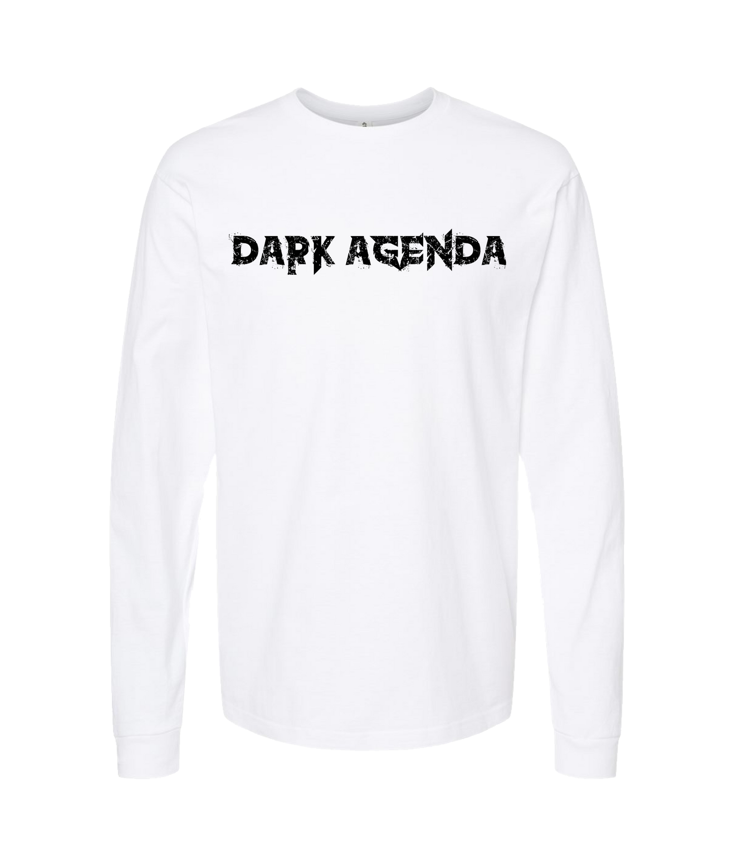Dark Agenda - Double - White Long Sleeve T