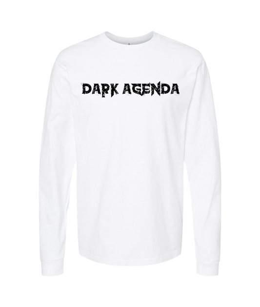 Dark Agenda - Double - White Long Sleeve T