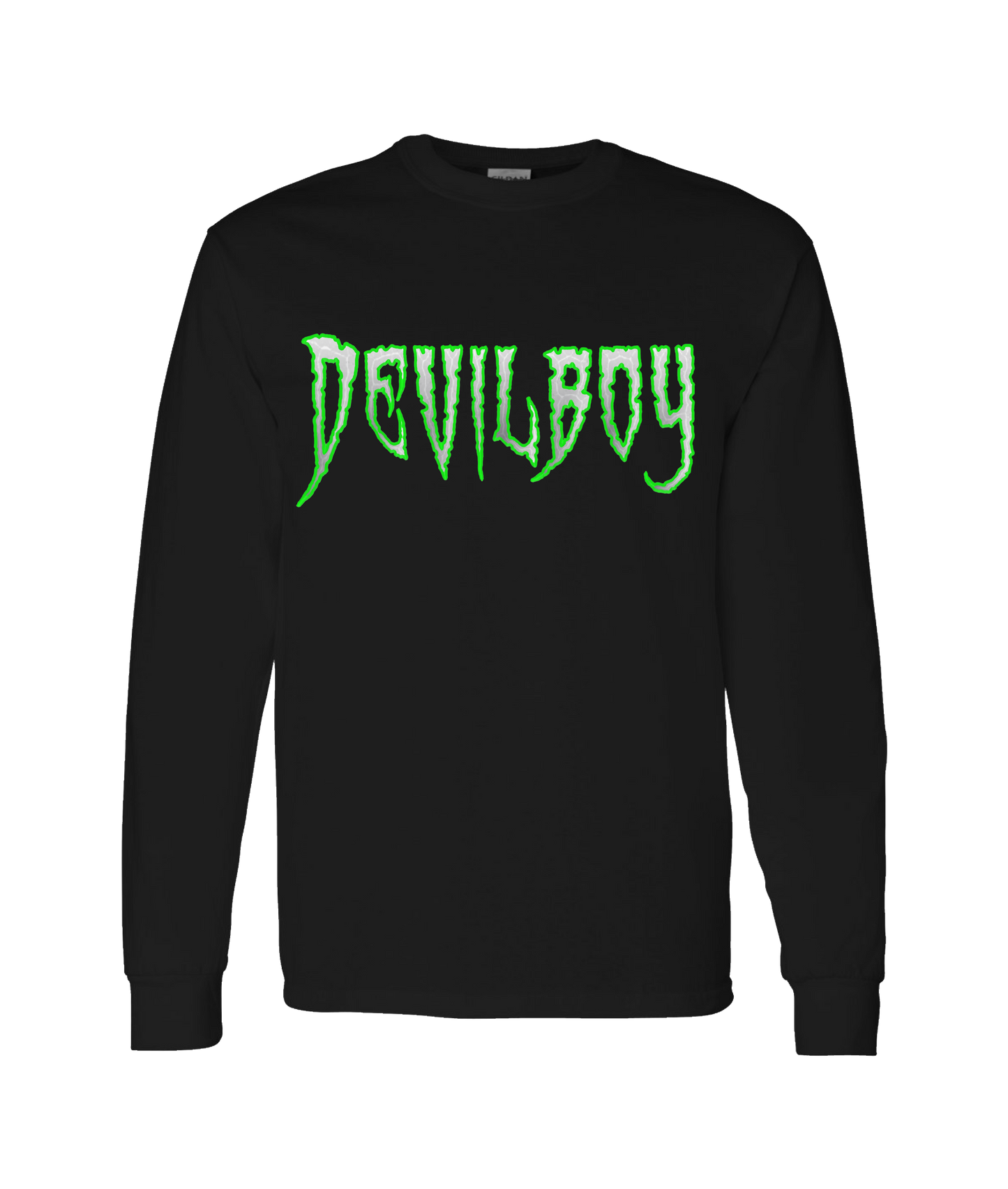 DEVILBOY - DESIGN 1 - Black Long Sleeve T