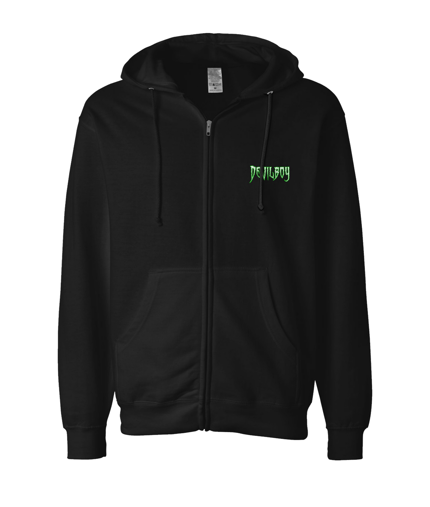 V-DBOTOP - DESIGN 1 - Black Zip Up Hoodie