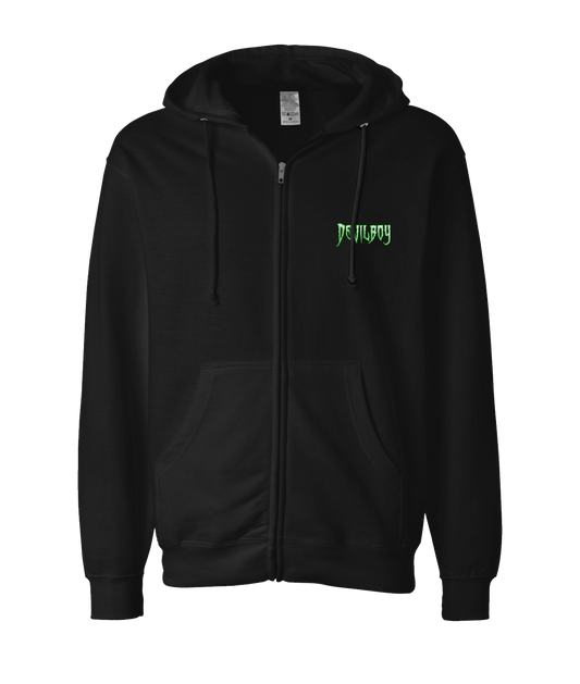 V-DBOTOP - DESIGN 1 - Black Zip Up Hoodie