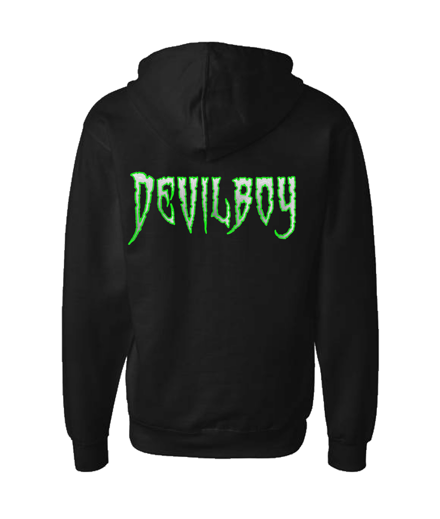 V-DBOTOP - DESIGN 1 - Black Zip Up Hoodie