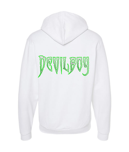 V-DBOTOP - DESIGN 1 - White Zip Up Hoodie