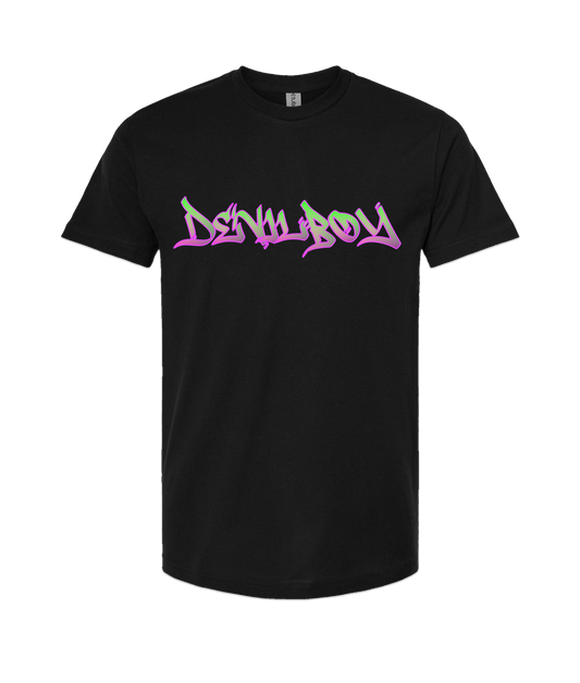 V-DBOTOP - DESIGN 2 - Black T Shirt