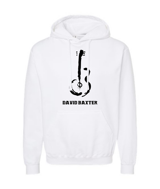 David Wayne Baxter - Guitar Logo - White Hoodie