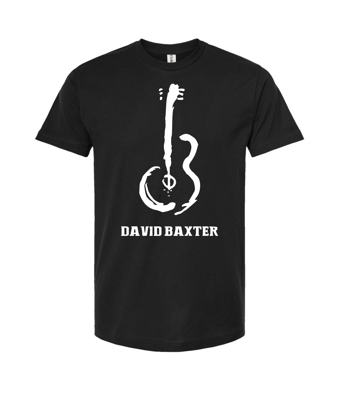 David Wayne Baxter - Guitar Logo - Black T-Shirt