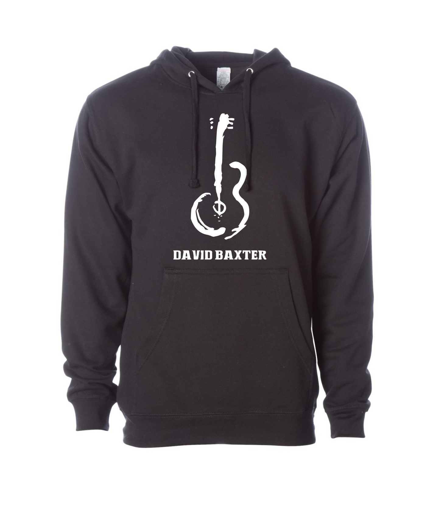 David Wayne Baxter - Guitar Logo - Black Hoodie