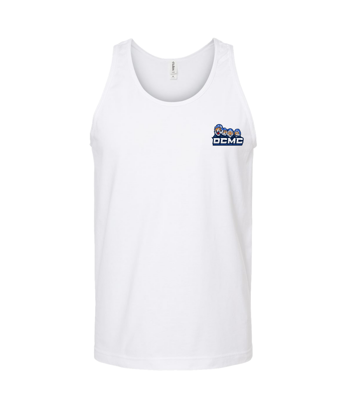 Dynamic Cert Music Collective - Tigers - White Tank Top
