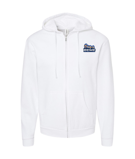 V-DCMCTOP - Tigers - White Zip Up Hoodie