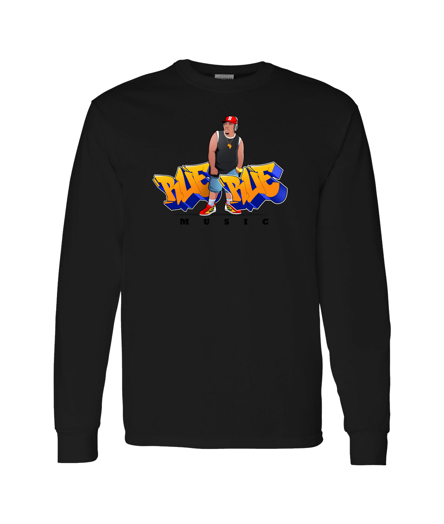 V-DCMCTOP - RUE - Black Long Sleeve T