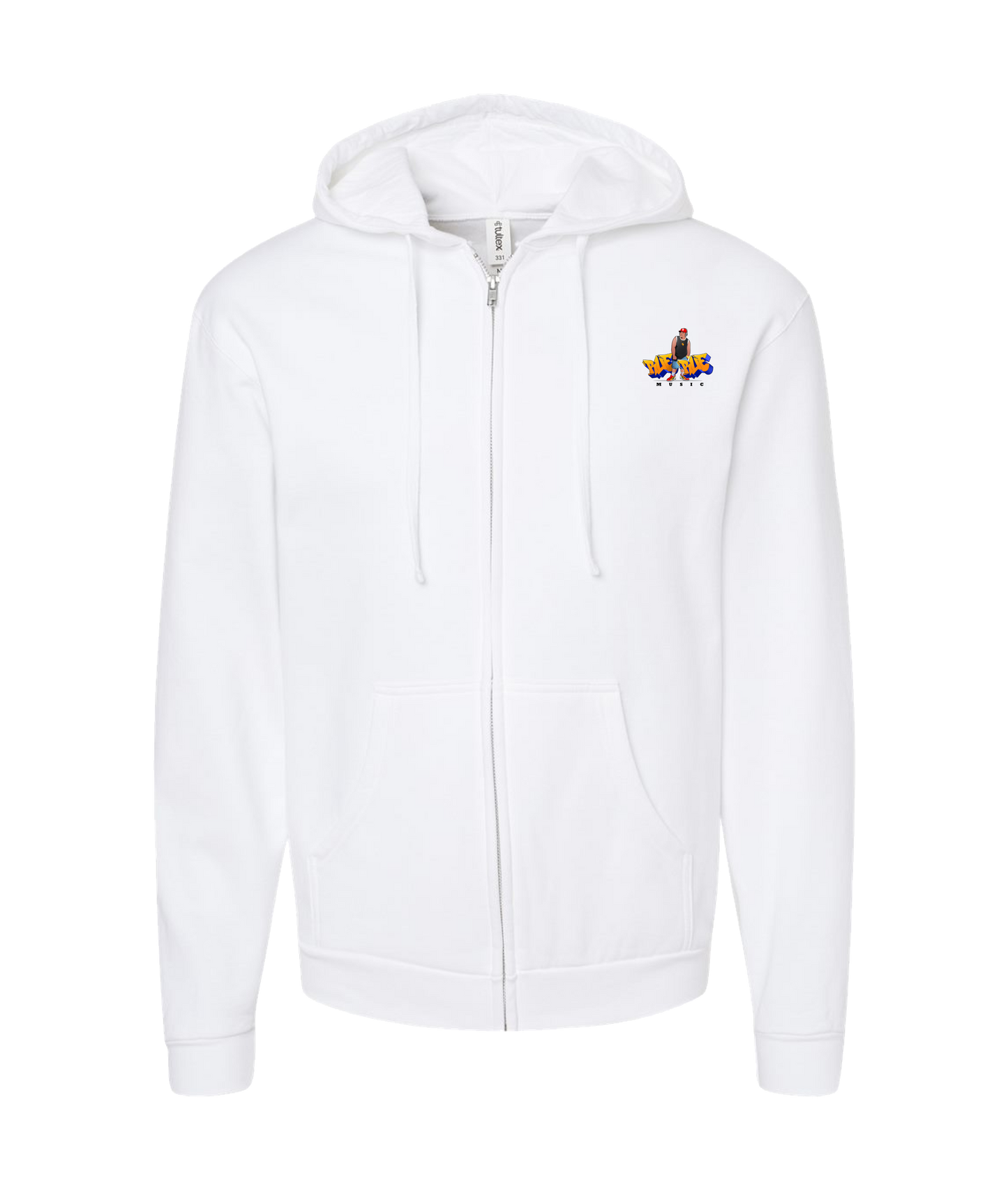 V-DCMCTOP - RUE - White Zip Up Hoodie
