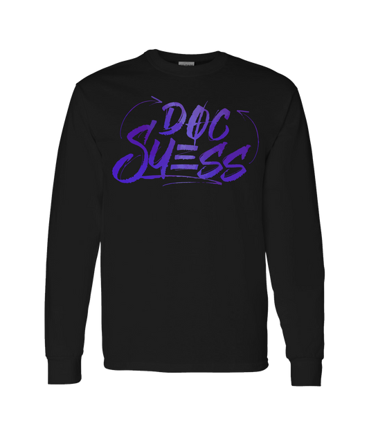 V-DCSMTOP - Doc Suess - Black Long Sleeve T