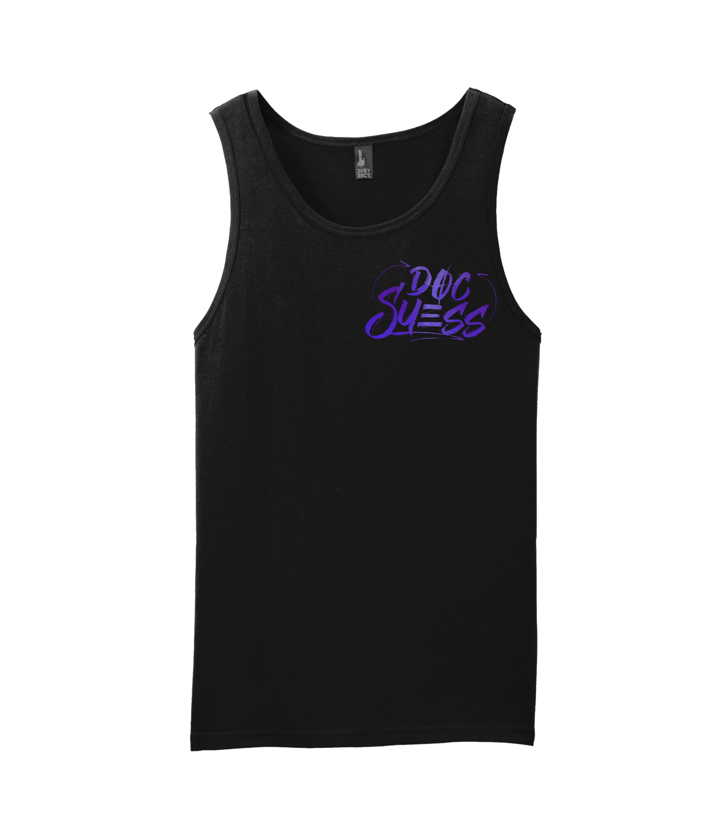 V-DCSMTOP - Doc Suess - Black Tank Top