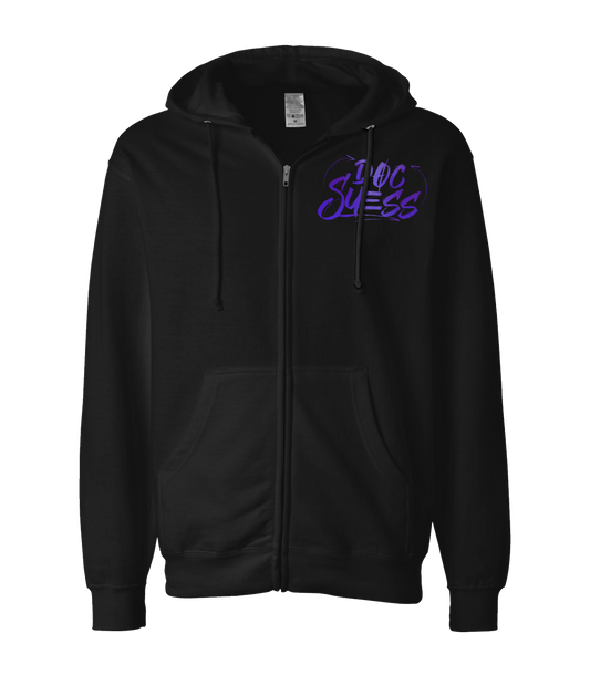 V-DCSMTOP - Doc Suess - Black Zip Up Hoodie