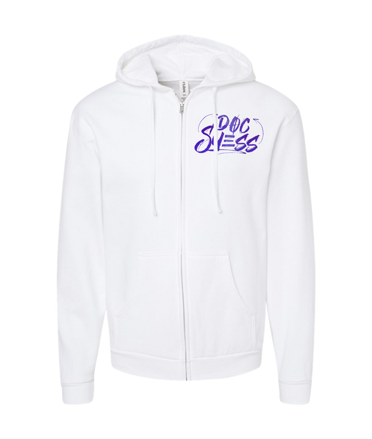 V-DCSMTOP - Doc Suess - White Zip Up Hoodie