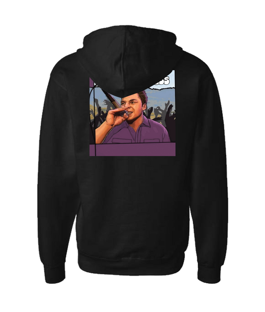 V-DCSMTOP - Album Cover - Black Zip Up Hoodie