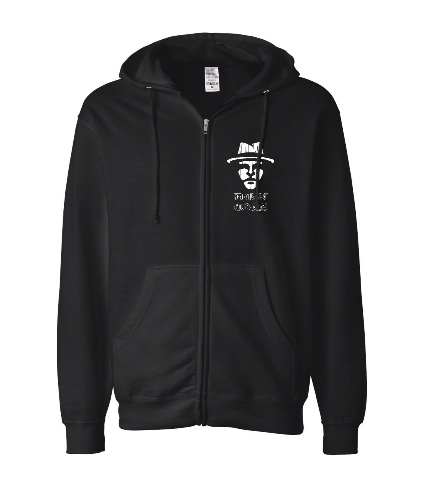 V-DCTOP - DESIGN 3 - Black Zip Up Hoodie