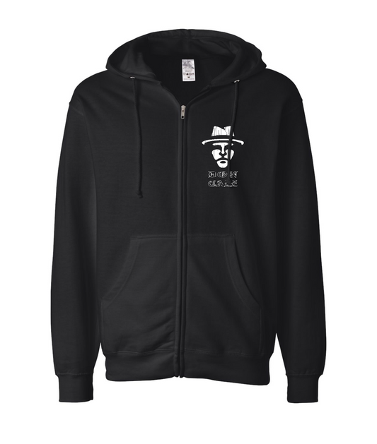 V-DCTOP - DESIGN 3 - Black Zip Up Hoodie
