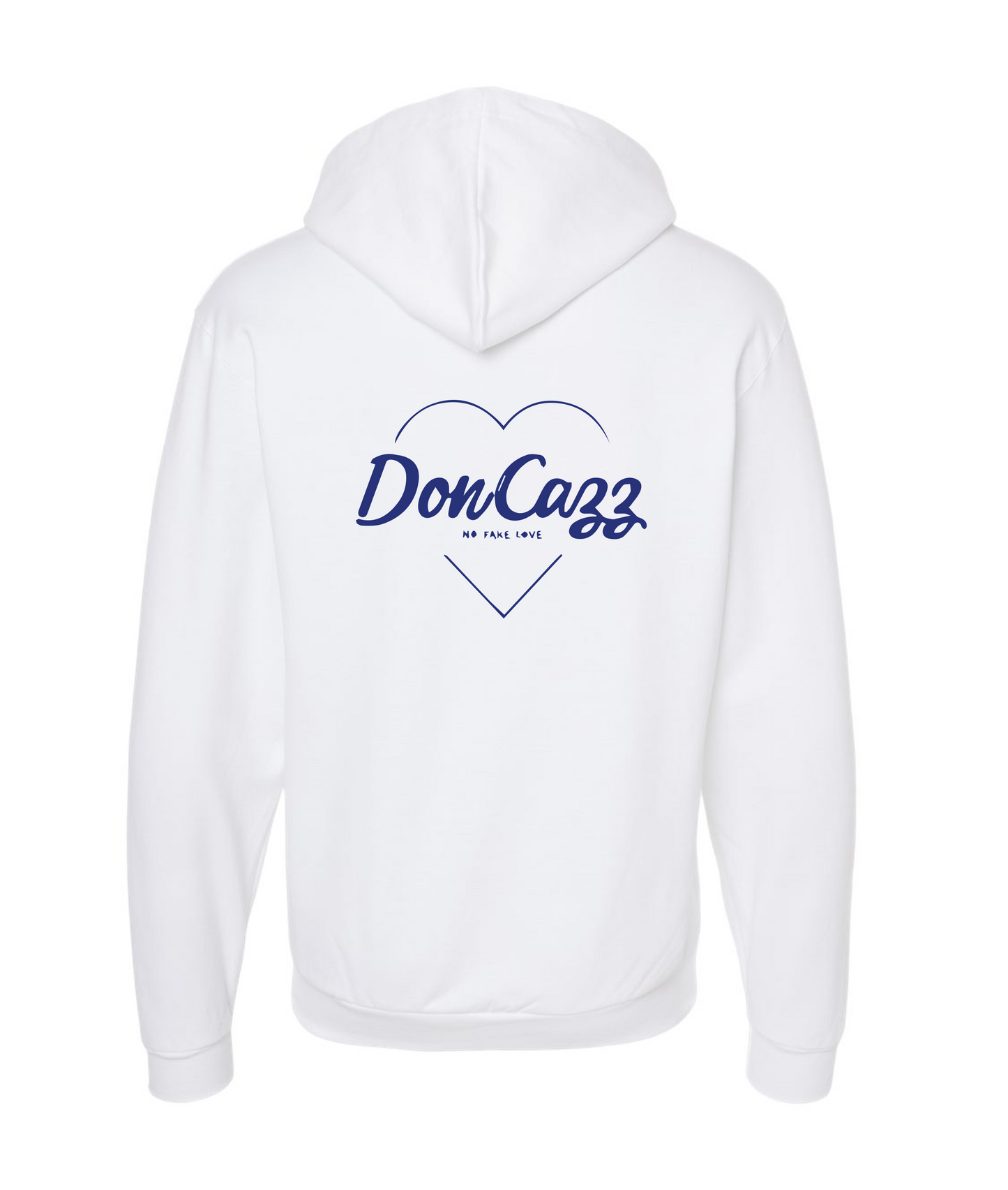 V-DCTOP - DESIGN 1 - White Zip Up Hoodie