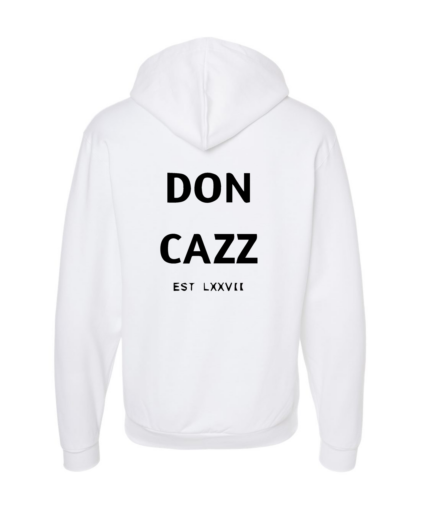 V-DCTOP - DESIGN 2 - White Zip Up Hoodie
