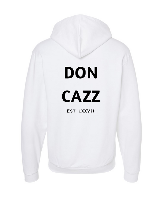 V-DCTOP - DESIGN 2 - White Zip Up Hoodie