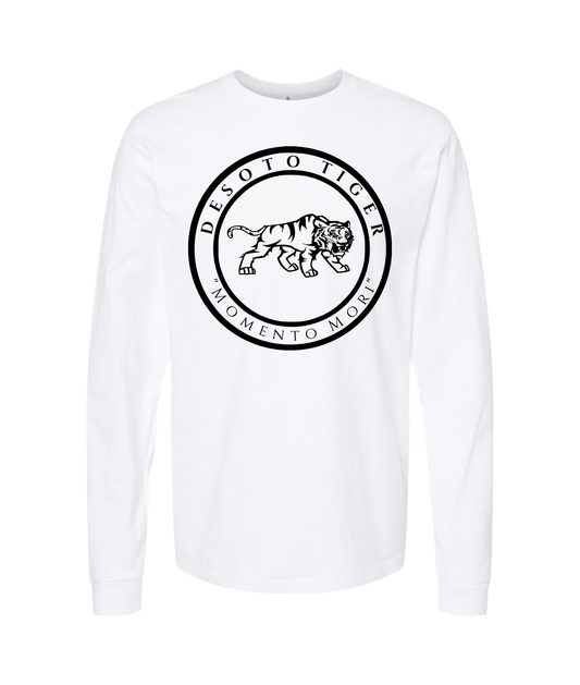 Desoto Tiger - LOGO 1 - White Long Sleeve T