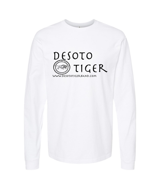 Desoto Tiger - LOGO 2 - White Long Sleeve T