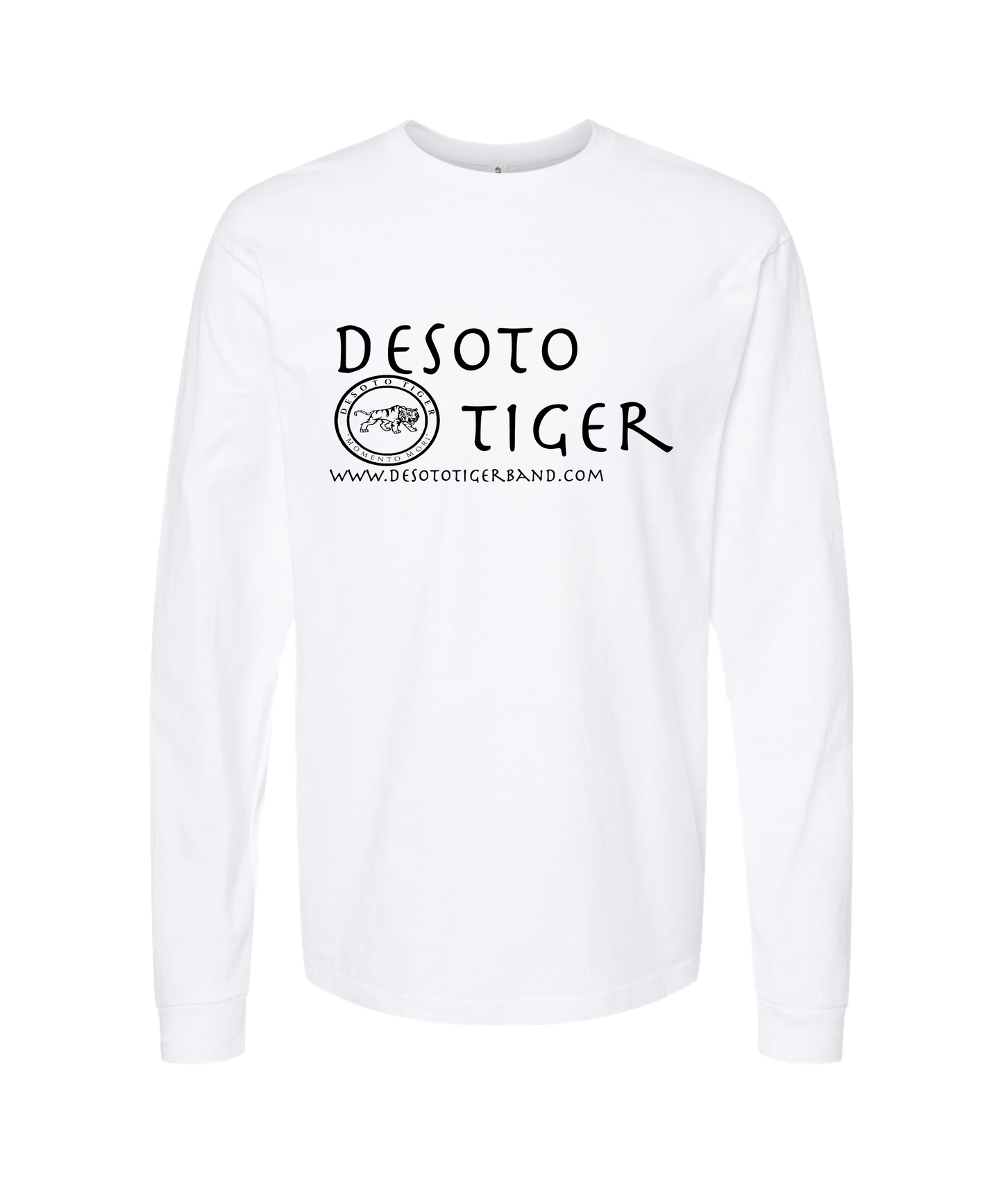 Desoto Tiger - LOGO 2 - White Long Sleeve T