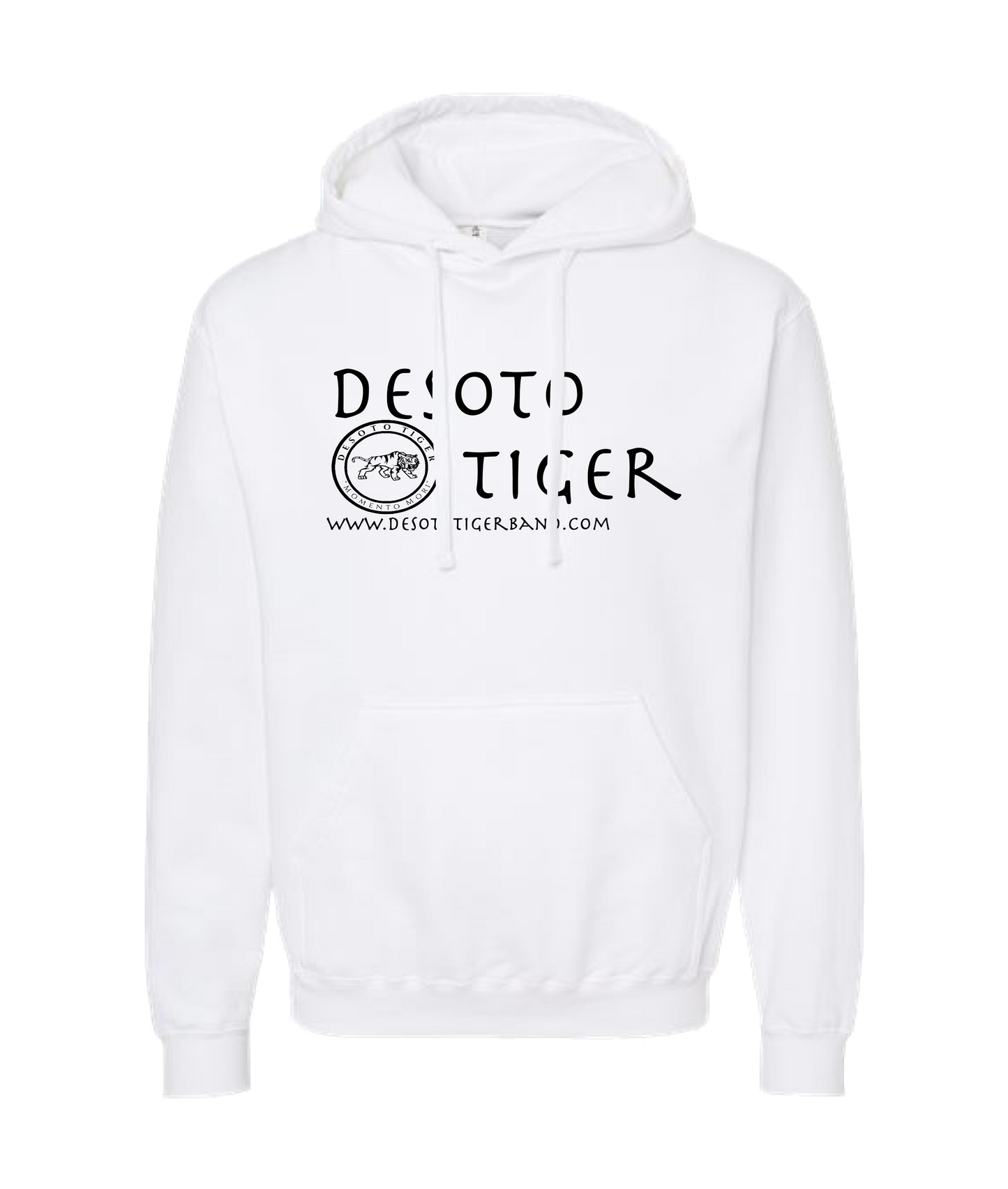 Desoto Tiger - LOGO 2 - White Hoodie