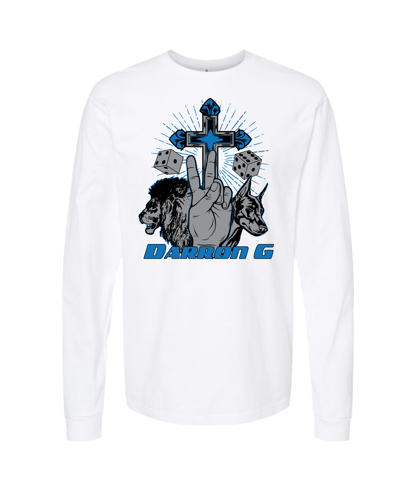 Darron.G - Power - White Long Sleeve T