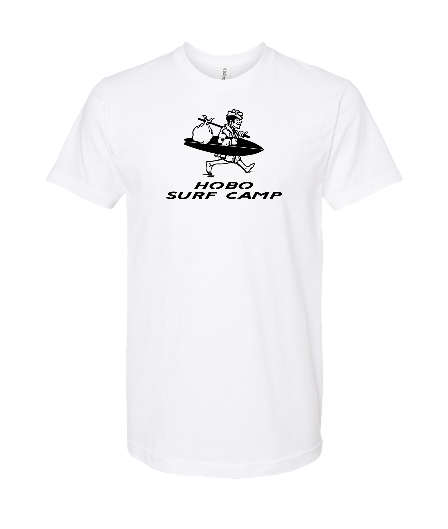 Dugz Shirtz - Hobo Surf Camp - White T-Shirt