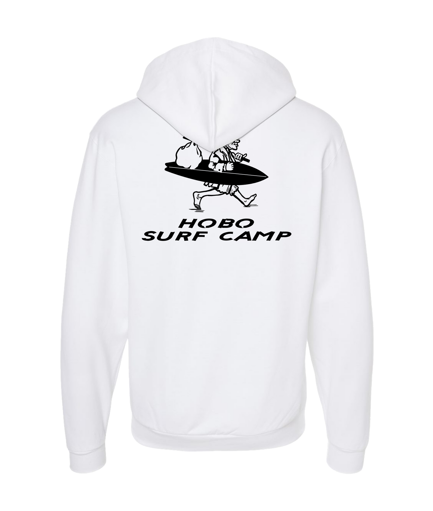 Dugz Shirtz - Hobo Surf Camp - White Zip Up Hoodie