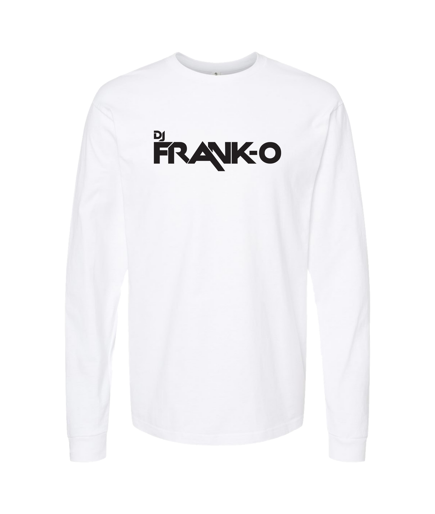 DJ FRANK - O - Logo - White Long Sleeve T