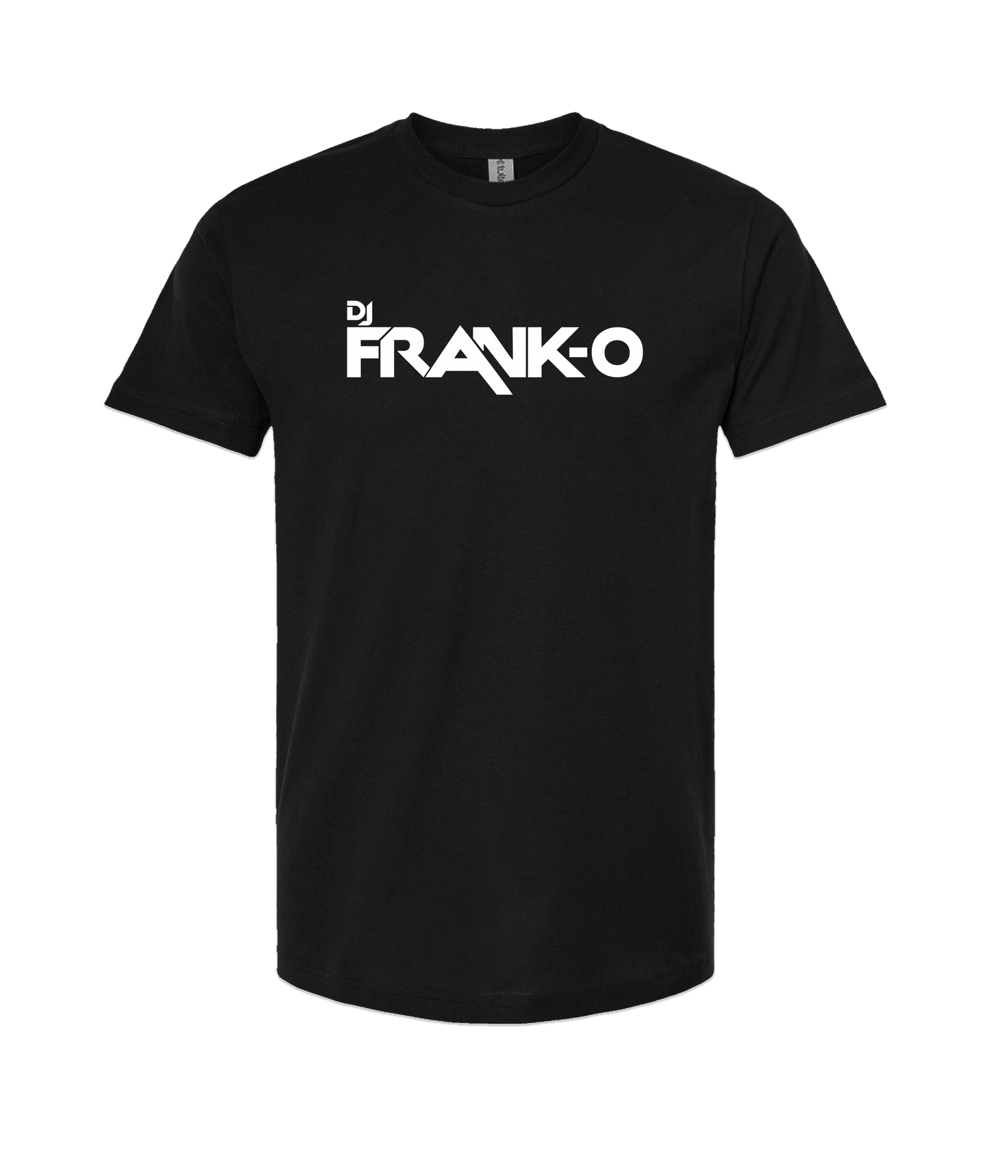 DJ FRANK - O - Logo - Black T Shirt