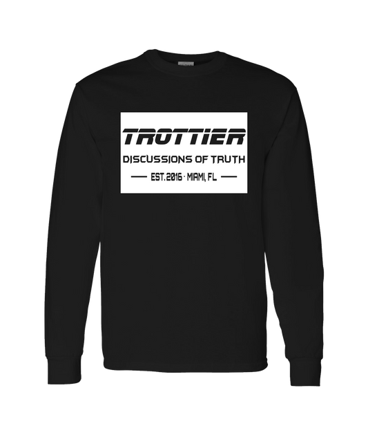 V-DOTTOP - TROTTIER - Black Long Sleeve T