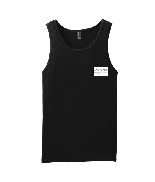 V-DOTTOP - TROTTIER - Black Tank Top