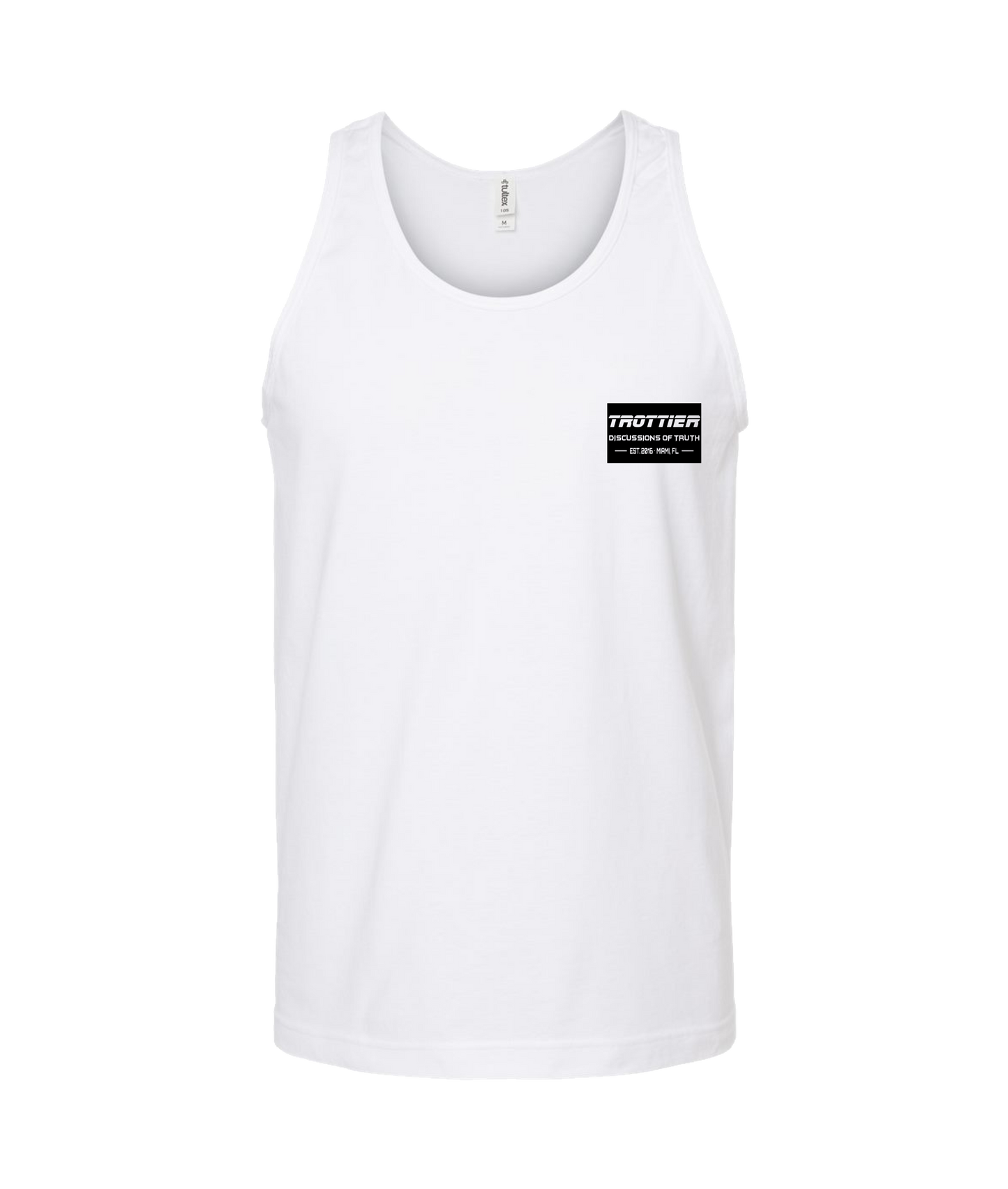 V-DOTTOP - TROTTIER - White Tank Top