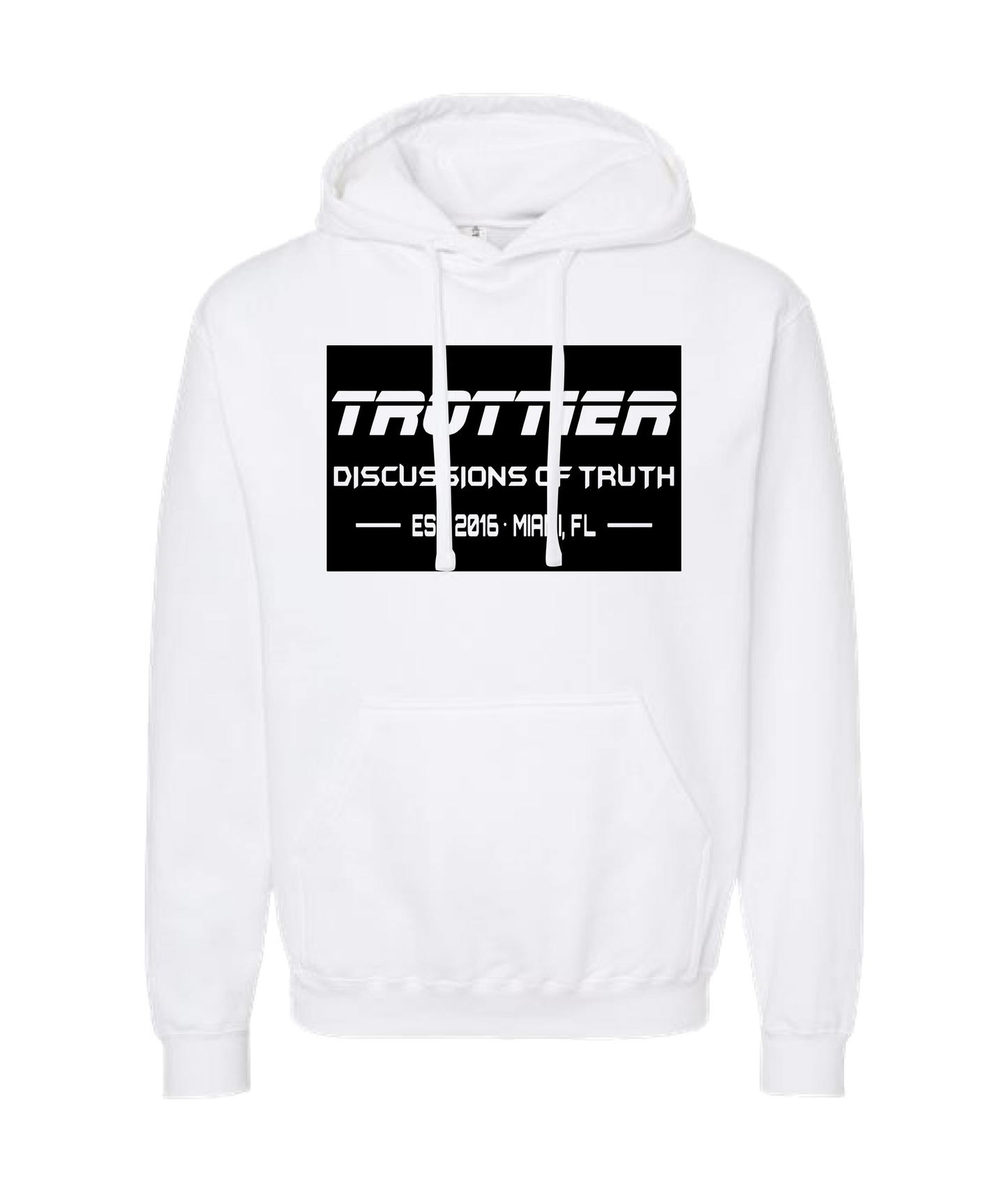 Discussions of Truth - TROTTIER - White Hoodie