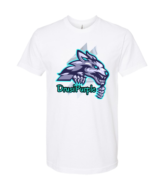 DrusiPurple - Logo - White T-Shirt