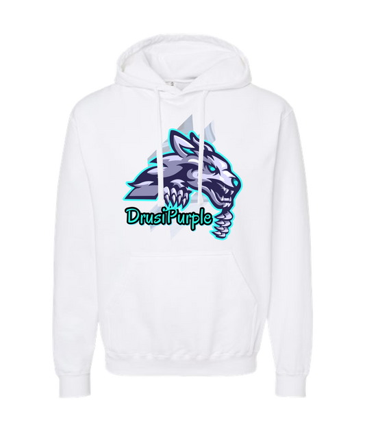 DrusiPurple - Logo - White Hoodie