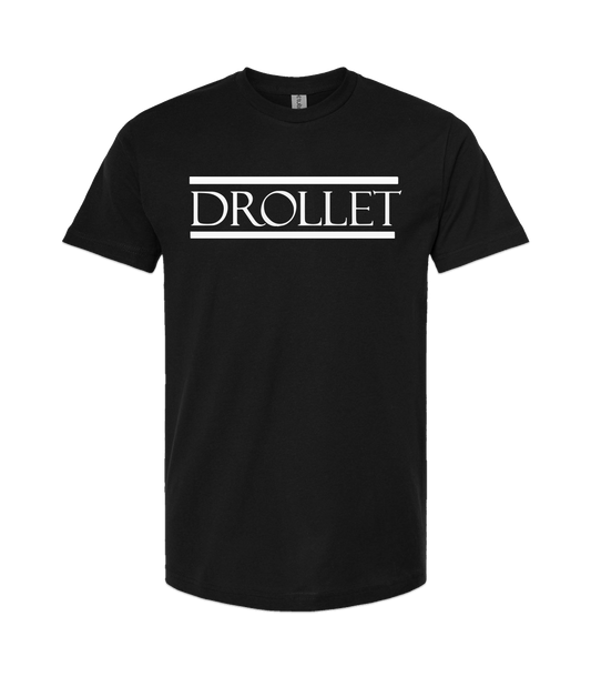 Drollet - Logo - Black T-Shirt