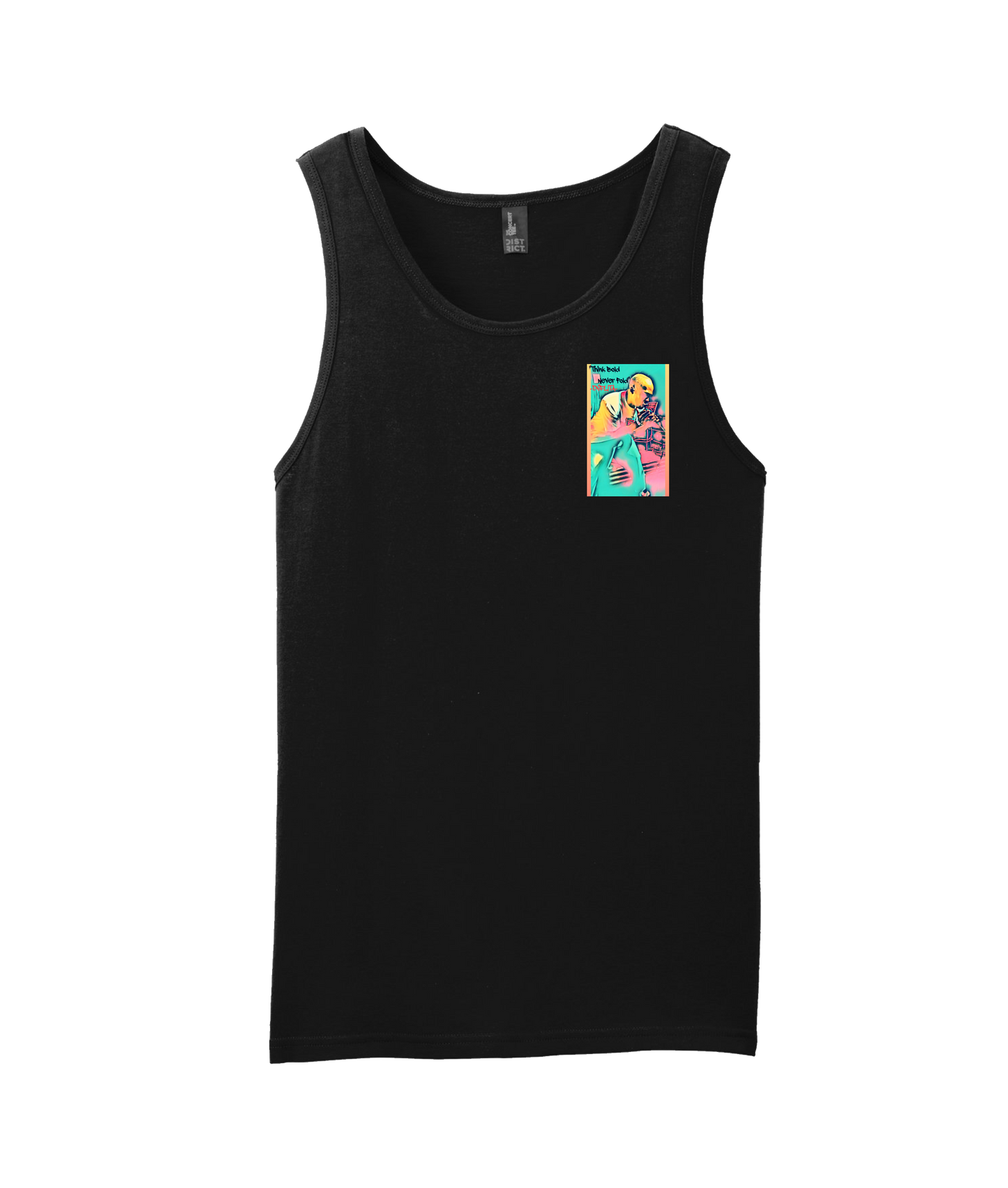 Dsplita - Think Bold Never Fold - White Tank Top