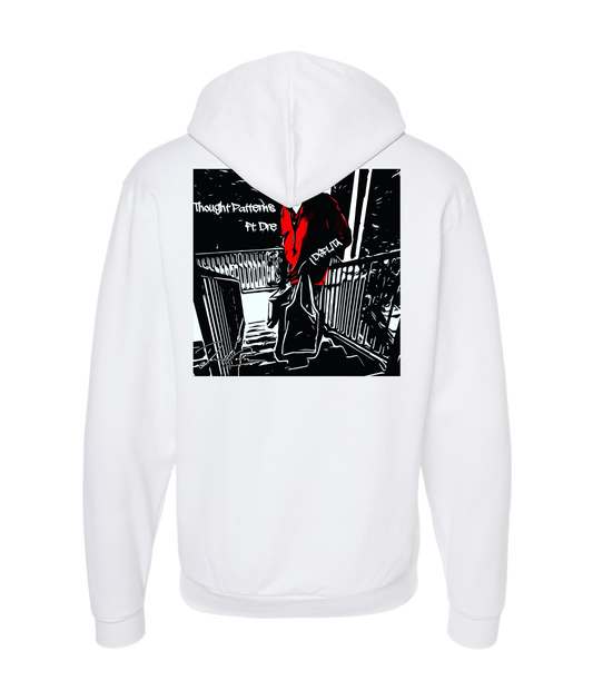 Dsplita - Thought Patterns - White Zip Up Hoodie
