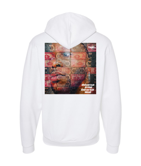 Dsplita - UGUM - White Zip Up Hoodie