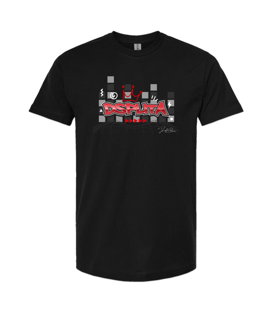 Dsplita - Checkers - Black T-Shirt